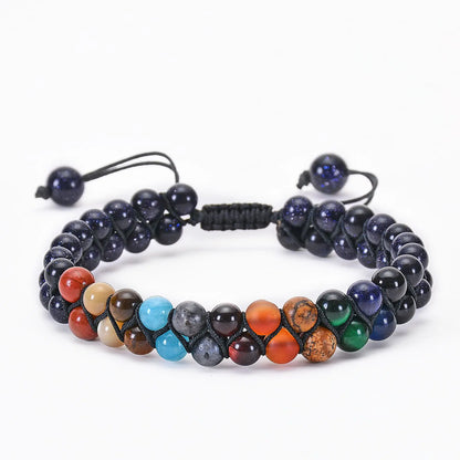 Bracelet en Perles - de Méditation en Pierre des 7 Chakras
