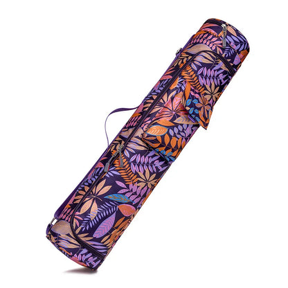 Sac-a-tapis-yoga pour-homme-femme-sport-pilates-danse-fitness-mauve-orange