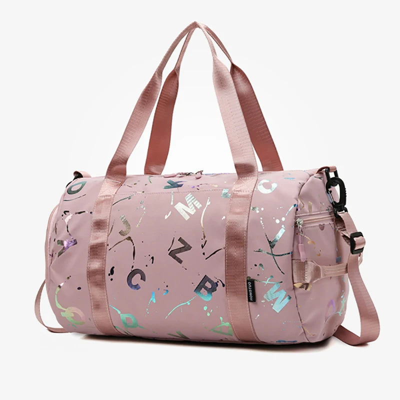 Sac-de-sport-femme-homme-bandouliere-fille-garcon-rose