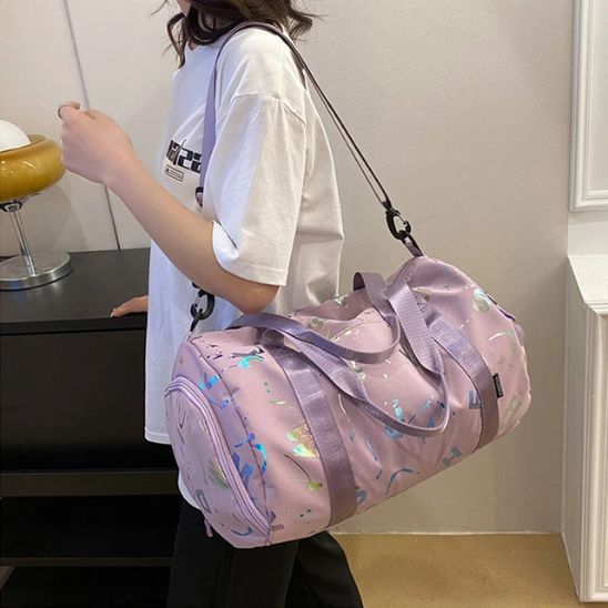 Sac-de-sport-femme-homme-bandouliere-lettres-graffiti-yoga-fitness