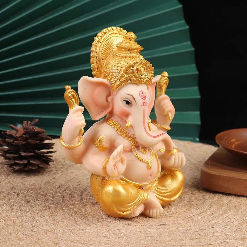 Statuette-bouddha-seigneur-ganesh -dieu-elephant-chance