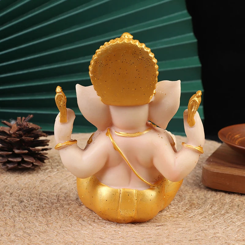 Statuette-bouddha-seigneur-ganesh -dieu-elephant-dos