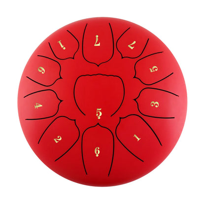 Tambour-langue-en-acier-tambour-a-main-baguettes-meditation-rouge