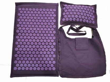 Tapis-acupression-naturel-fleur-lensemble-violet