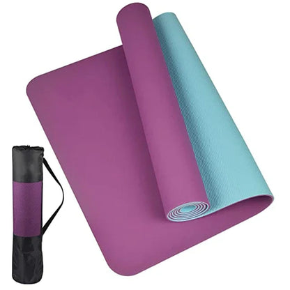 Tapis-de-yoga-antiderapant-double-face-avec-sangle-violet-bleu