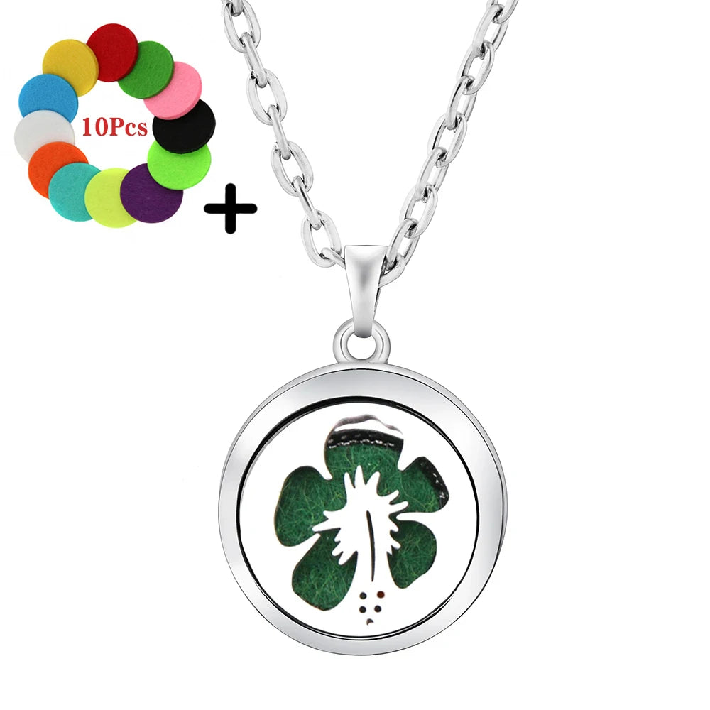 arbre-de-vie-collier-fleur-verte