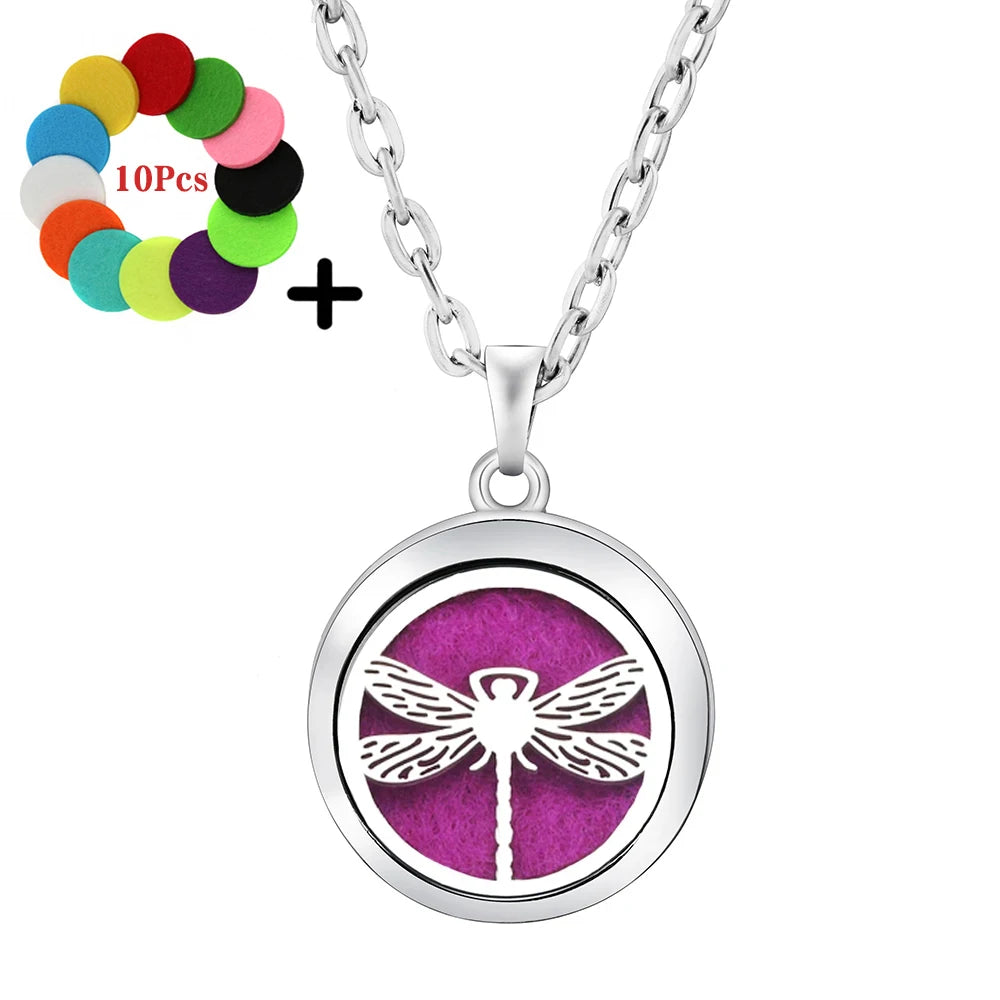 arbre-de-vie-collier-libellule-rose