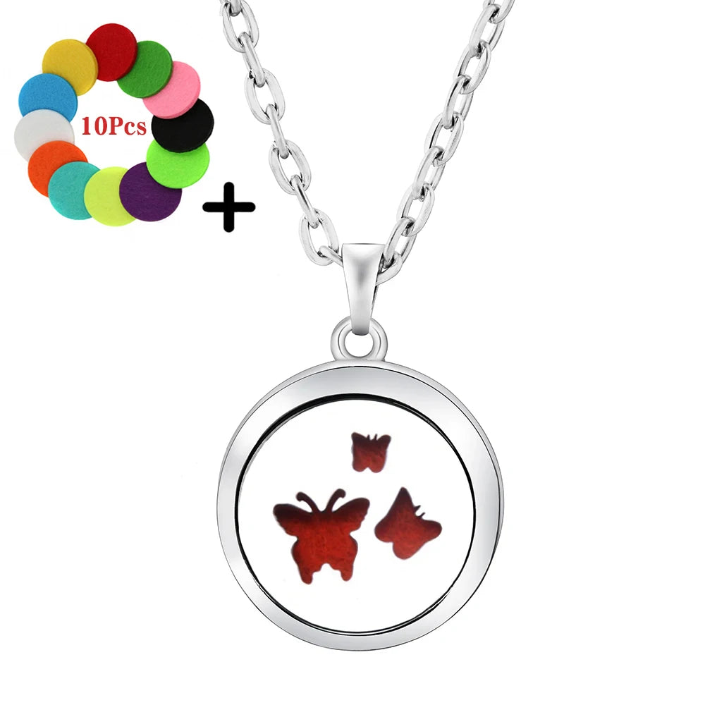 arbre-de-vie-collier-papillons-rouge