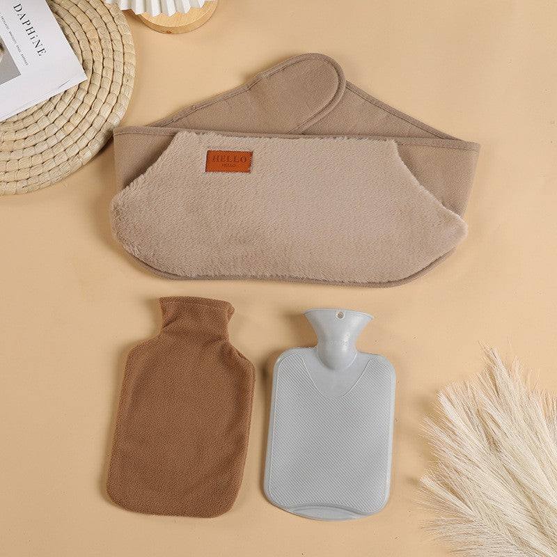 Bouillotte micro onde ceinture abdominale chauffante beige