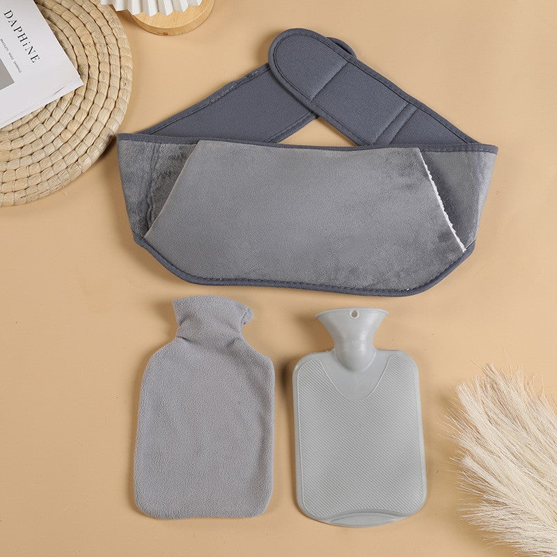 Bouillotte microonde ceinture abdominale chauffante gris