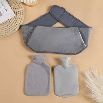 Bouillotte microonde ceinture abdominale chauffante gris