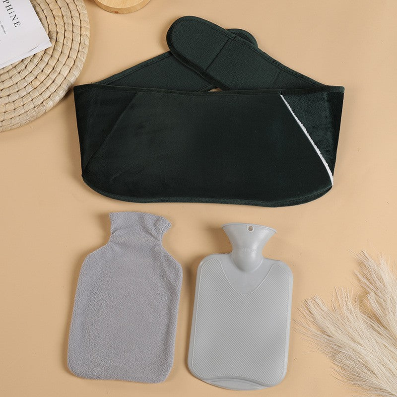 Bouillotte microonde ceinture abdominale chauffante noir