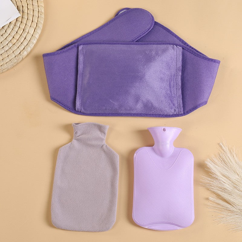Bouillotte microonde ceinture abdominale chauffante violet