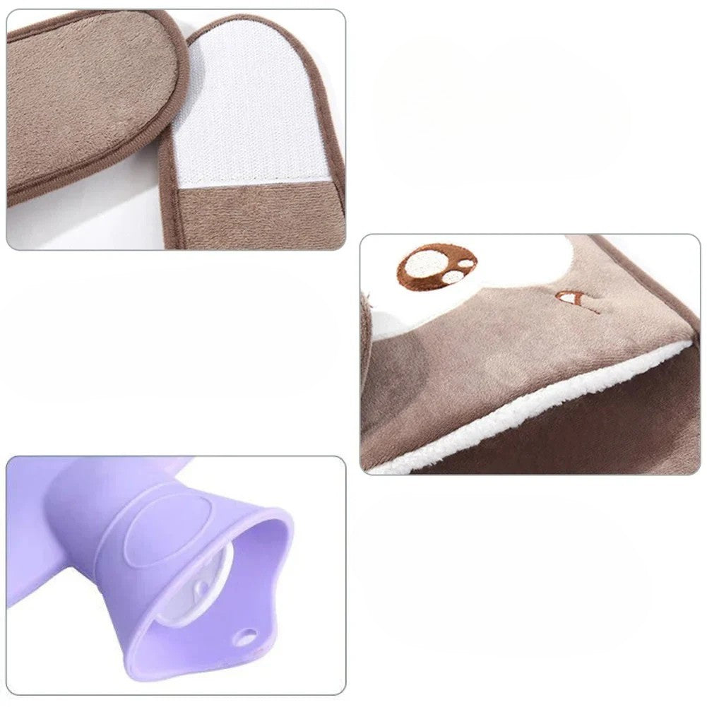 Bouillotte micro onde moment de douceur ceinture chauffante peluche 