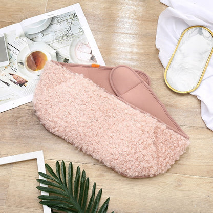 Bouillotte micro onde moment de douceur ceinture chauffante peluche rose