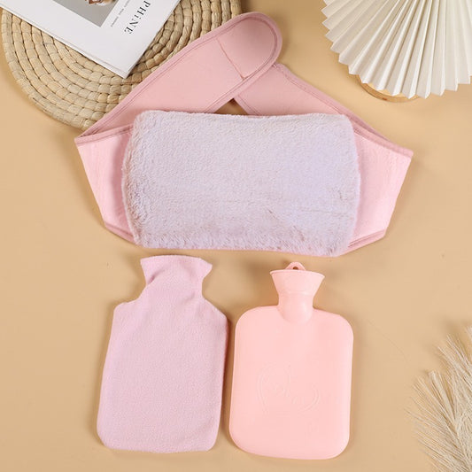 Bouillotte micro onde moment de douceur ceinture chauffante rose
