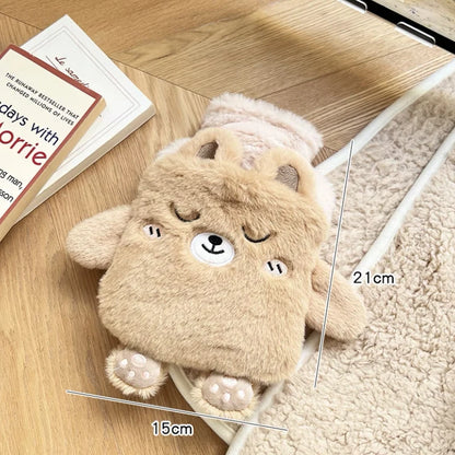 bouillotte-peluche-kawaii-coussin-chauffant-mignonne-beige