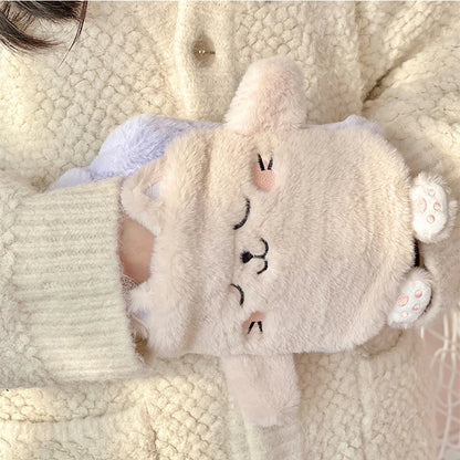 bouillotte-peluche-kawaii-coussin-chauffant-mignonne-rose-pâle