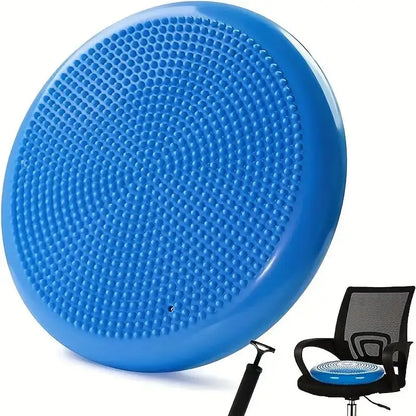 coussin-de-yoga-gonflant-equilibre-oscillant-massage-chaise-bleu