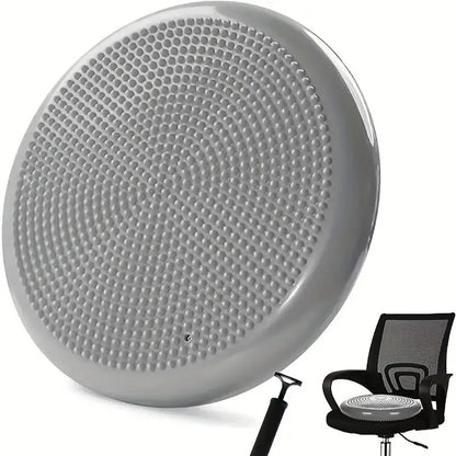 coussin-de-yoga-gonflant-equilibre-oscillant-massage-chaise-gris