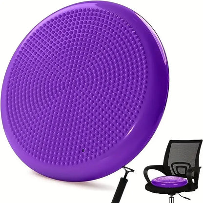 coussin-de-yoga-gonflant-equilibre-oscillant-massage-chaise-mauve