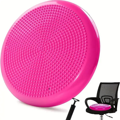 coussin-de-yoga-gonflant-equilibre-oscillant-massage-chaise-rose