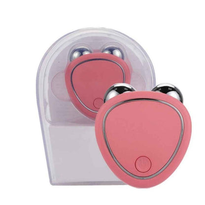 Gua-sha instrument de massage à double rouleau masseur électrique rose