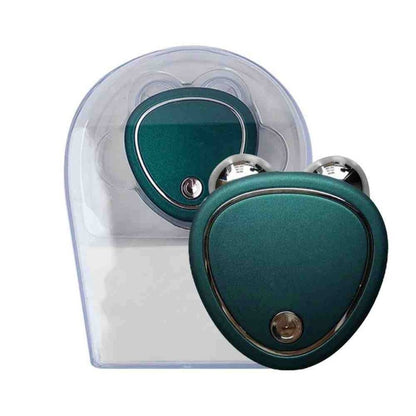 Gua-sha instrument de massage à double rouleau masseur électrique vert