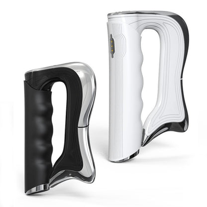 Gua sha - instrument de massage des méridiens musculaires femme blanc noir