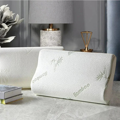 Oreiller ergonomique en bambou mémoire de forme repos