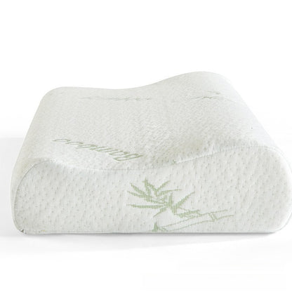 Oreiller ergonomique en bambou mémoire de forme sommeil