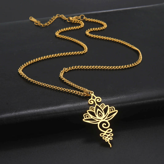 pendentif-femme-fleur-de-lotus-symbole-sérénité-or