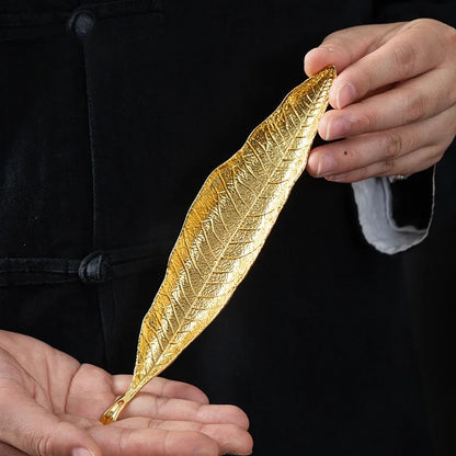porte-encens-calme-yoga-nature-feuille-doré-taille