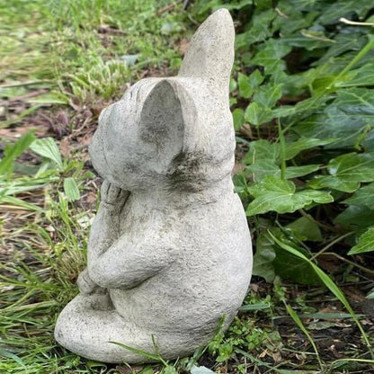 statuette-statue-de-yoga-chien-en-resine-cote