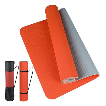 tapis-yoga-antiderapant-leger-entrainement-zenitude-orange